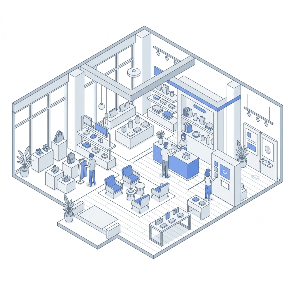 Diagram operasional unit Lifestyle Ocean Space